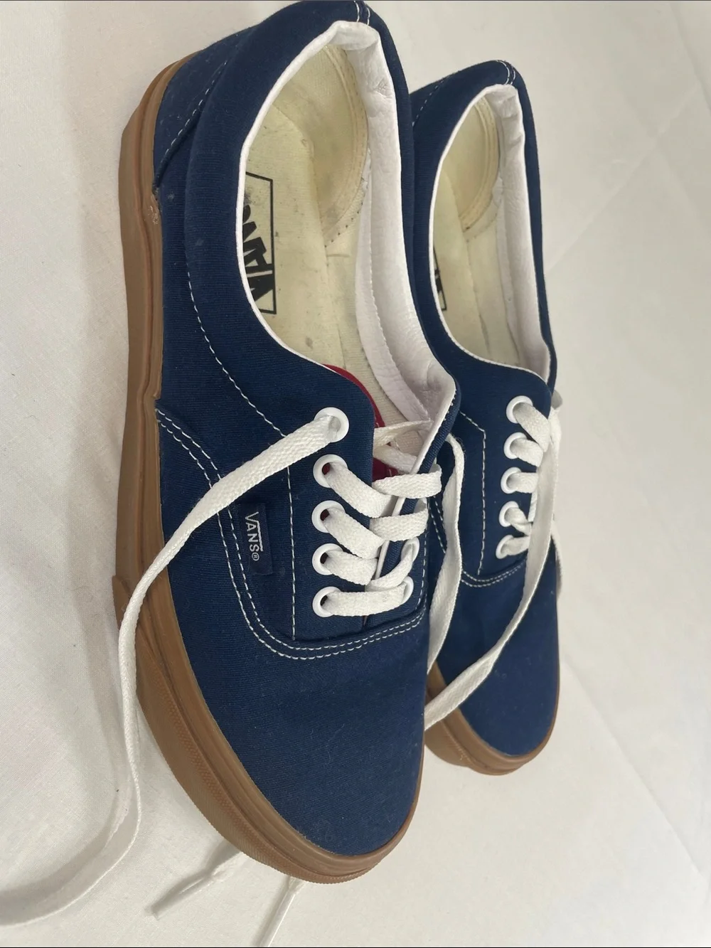 Vans Era Skate Dress Blue Chili Pepper Gum sole NEW w9.5